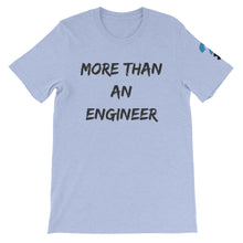 More Than An Engineer Short-Sleeve Unisex T-Shirt (black letters)
